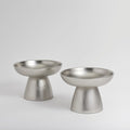 Stinson Nickel Small Pedestals - Set of 2