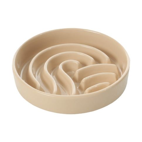 Slow Feeder Dog Bowls - Pink / Beige / Orange