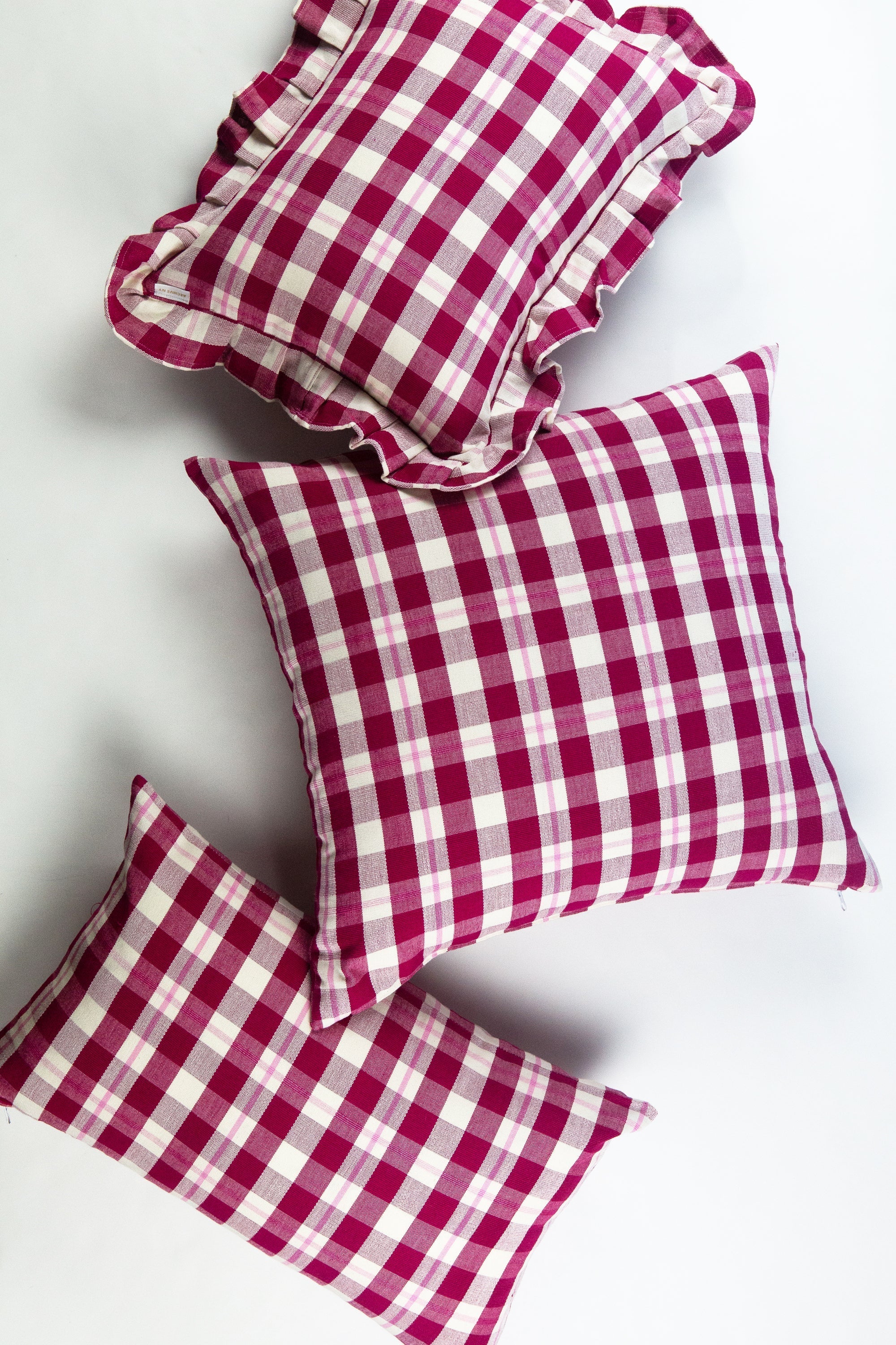 Archive NY Abigail Plaid Square Pillow