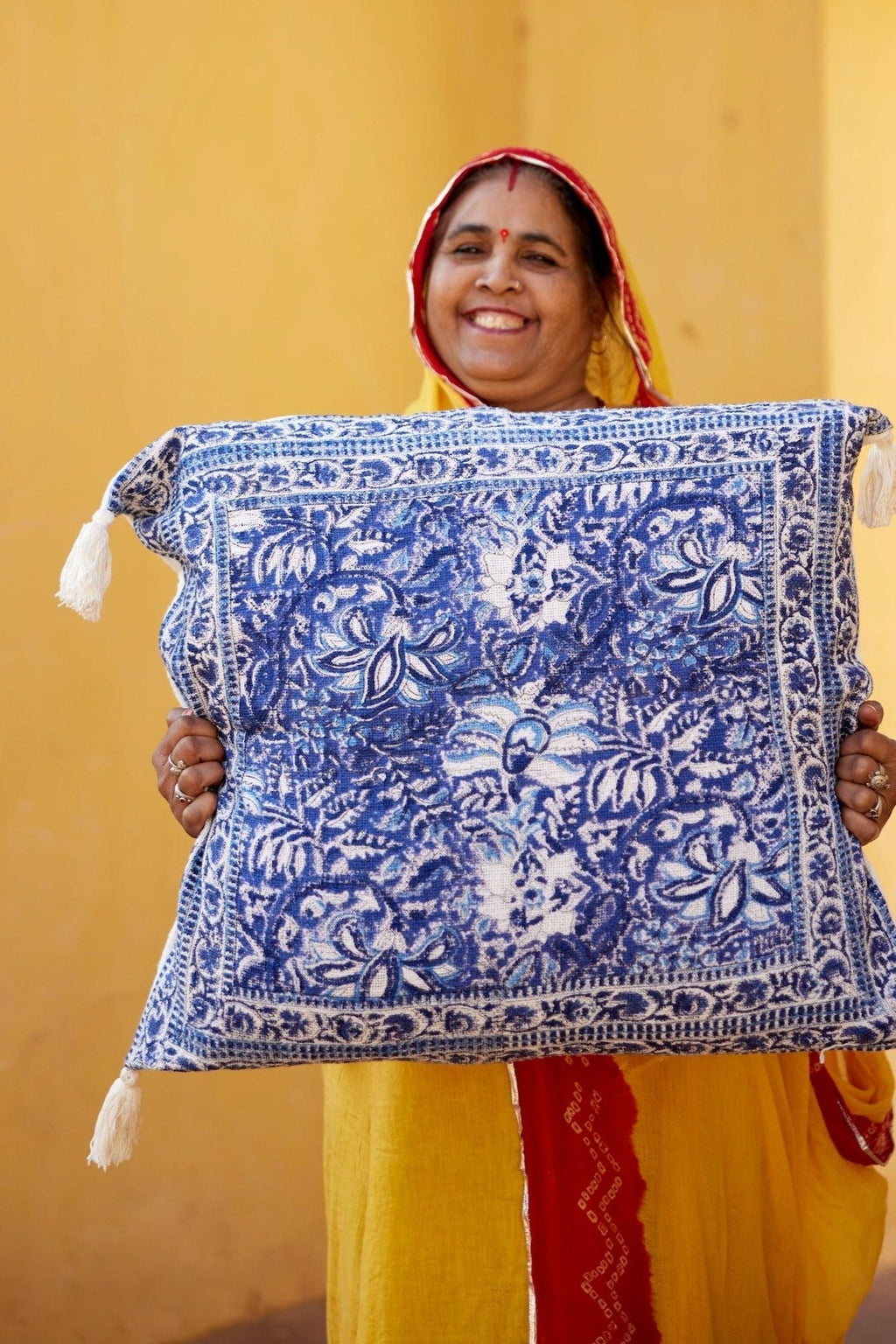 Hand Block Printed Pillow Zuma Sham