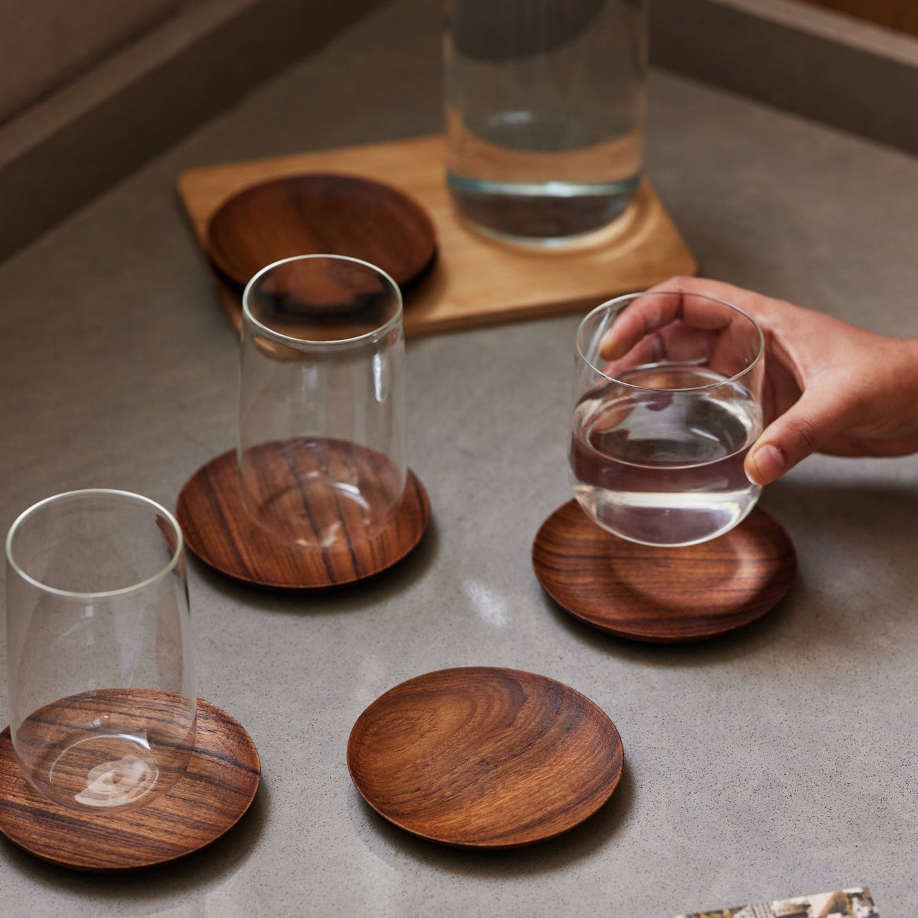 Tall Cremini Tumbler - Set of 4