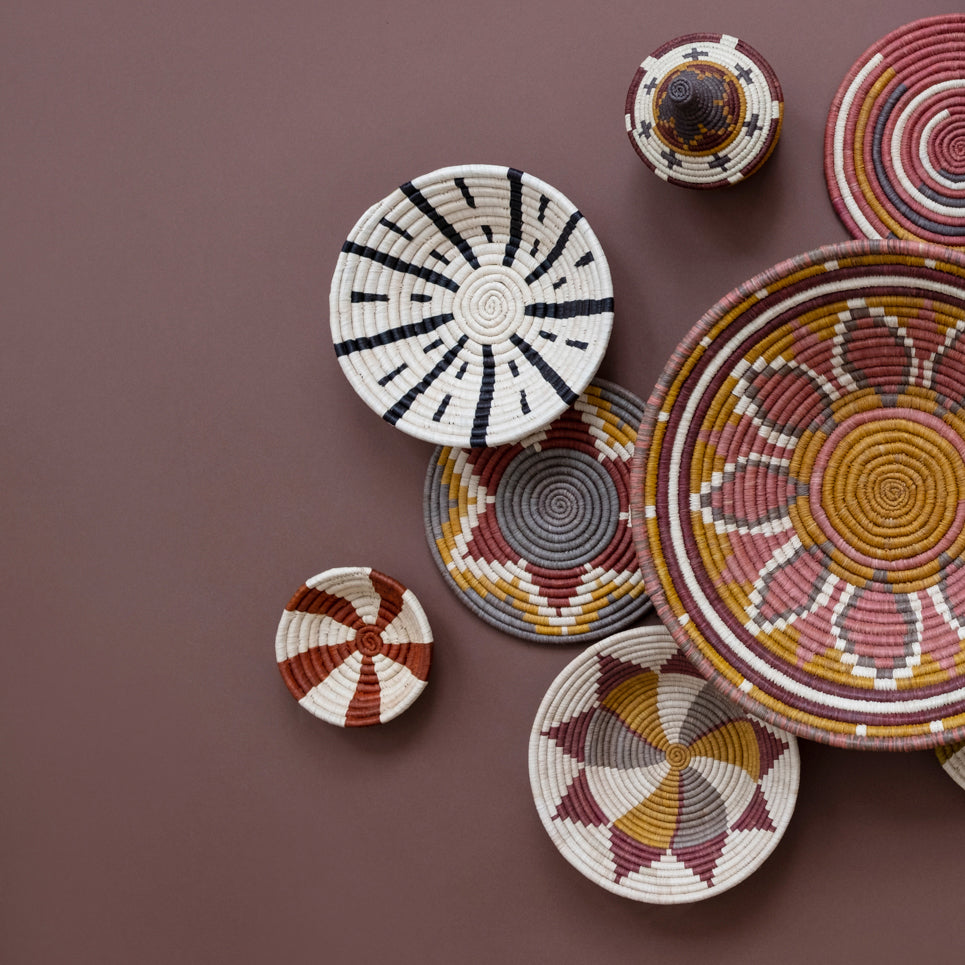 Copper Rays Mini Basket