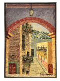 Luis Ferro Marquez (20th c, Mexican) Street Scene