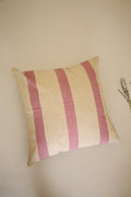 Oh! Stripes Block Print Pillow - Rose