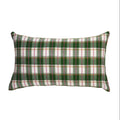 Archive NY San Andres Gingham Green Lumbar Pillow
