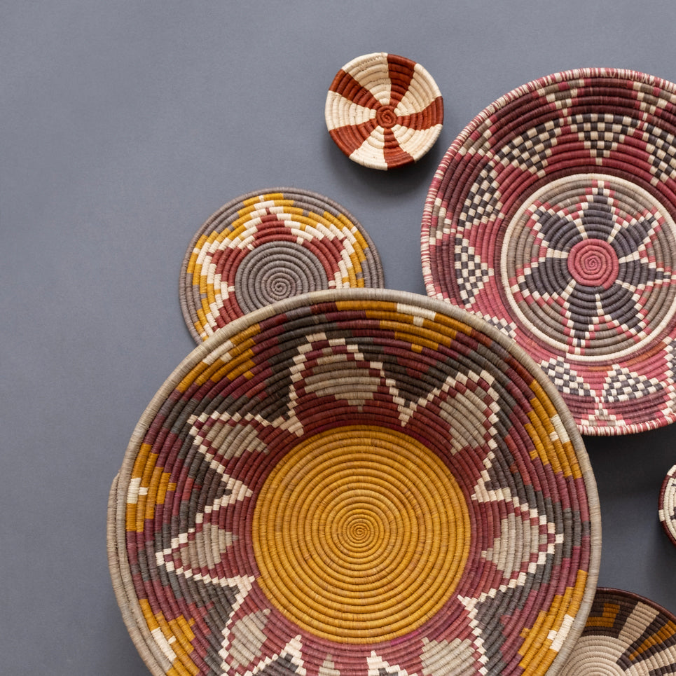 Copper Rays Mini Basket