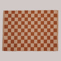 Handloomed Brown Checkered Placemats - Set of 4
