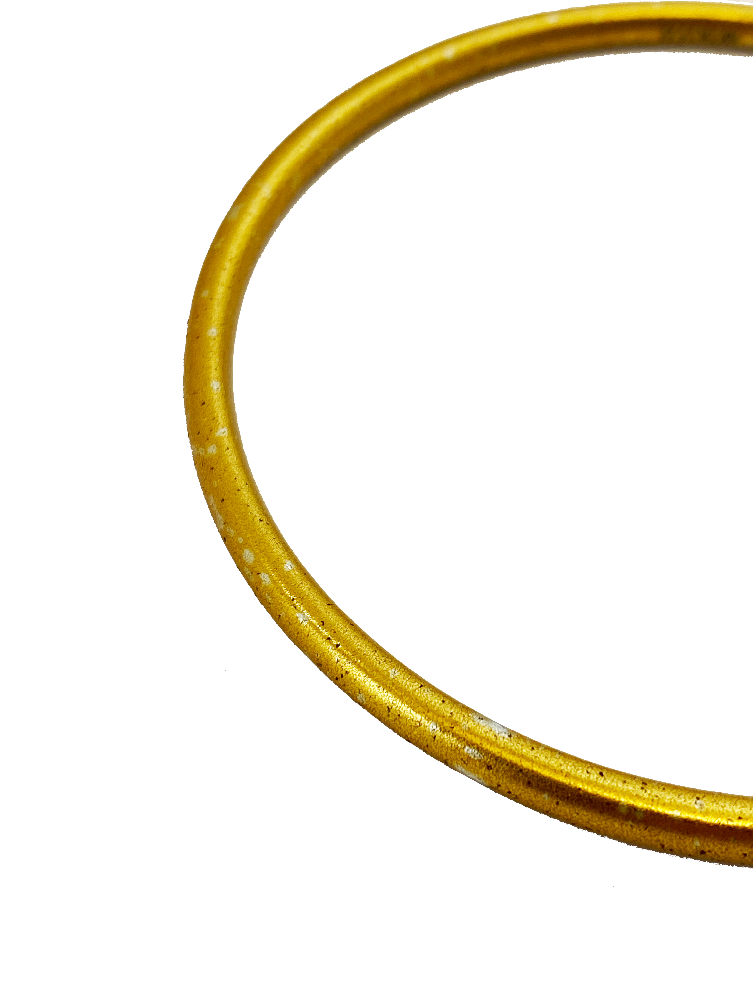 VIRTUOUS CIRCLE GOLD TONE SKINNY BANGLE